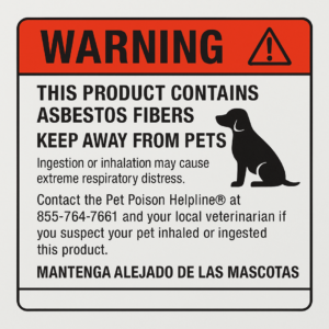 Pet Warning notice